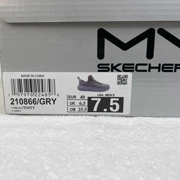 Skechers Mens Revo Tivity 210866 Sneakers Mens 7.5 Casual Clean Comfort Walking - Picture 10 of 11